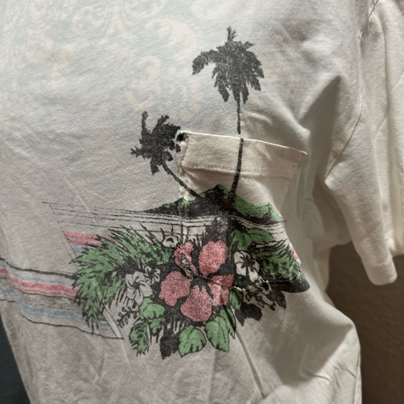 Sol Angeles White Floral Graphic Tee. NWOT Minimalist - Picture 2 of 8